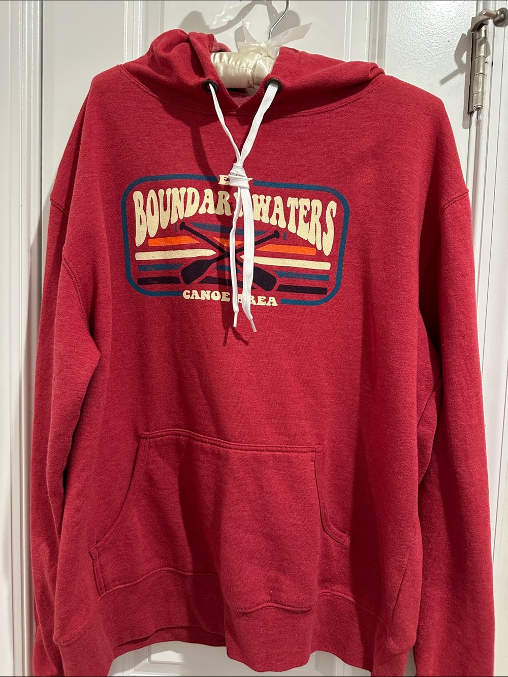 Blue 84 Red Boundary Waters Zip-Up Sweater with Graphic